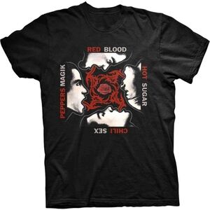 Men's Red Hot Chili Peppers Blood/Sugar/Sex/Magic Slim Fit T-shirt Small Black